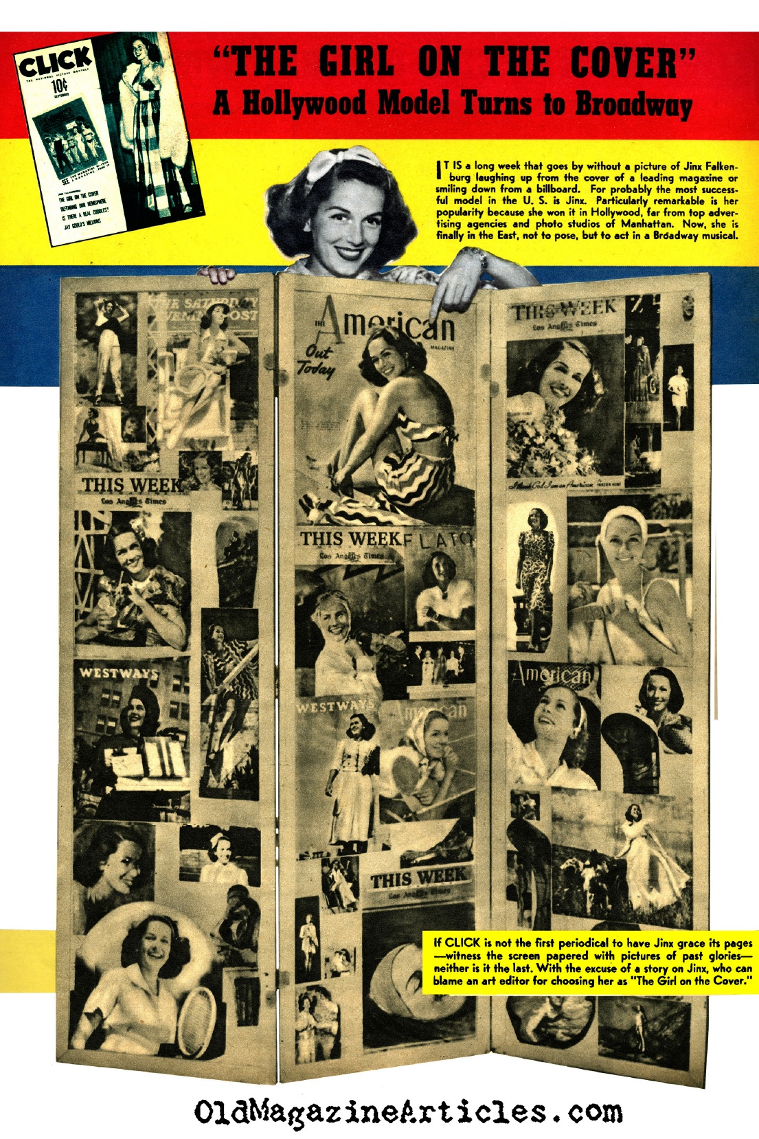 Top Model Jinks Falkenburg (Click Magazine, 1940)