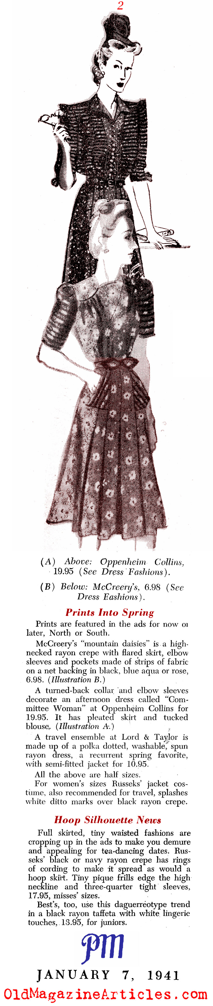 1941 Fashion (<i>PM</i> Tabloid, 1941)
