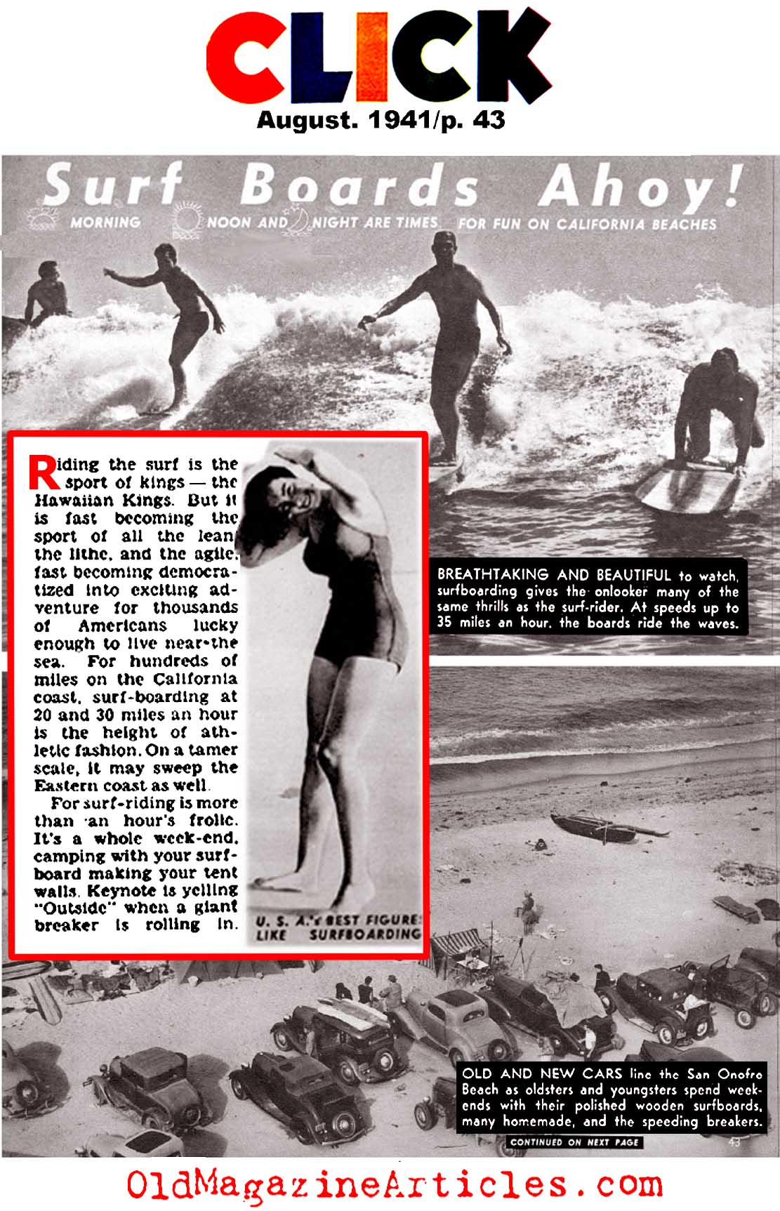 Surfing: The New Thing (Click Magazine, 1941)