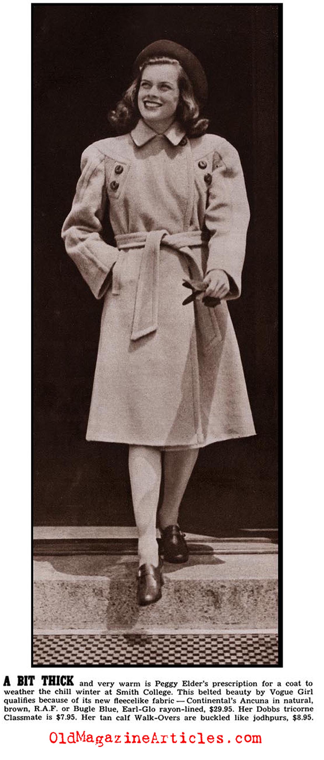 College Fashion (Look Magazine, 1941)