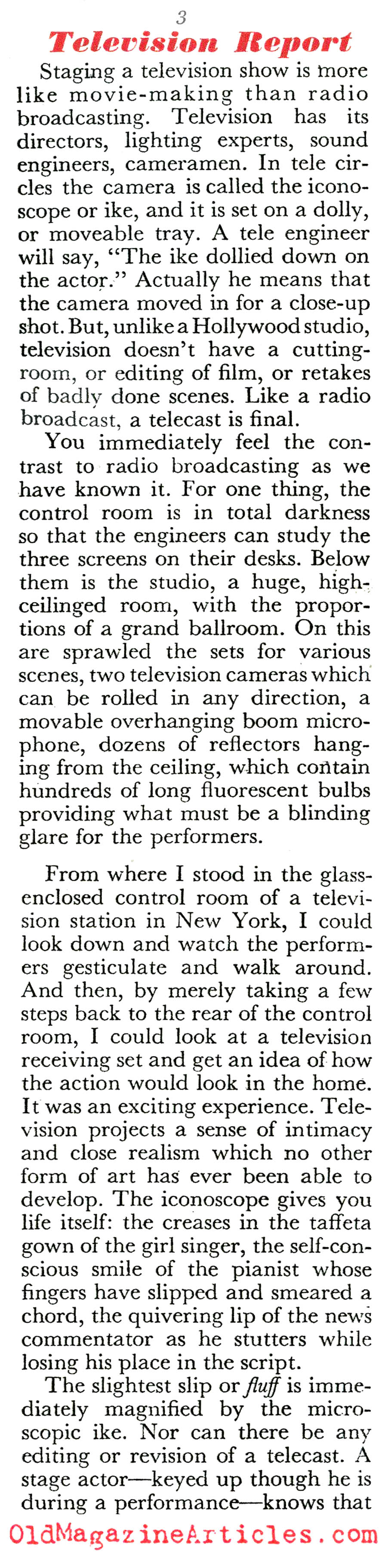 The Television Set (Coronet Magazine, 1945)