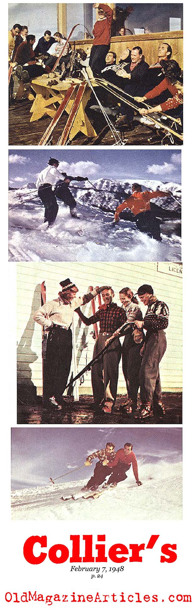 Forties Ski Mode (Collier's Magazine, 1948)
