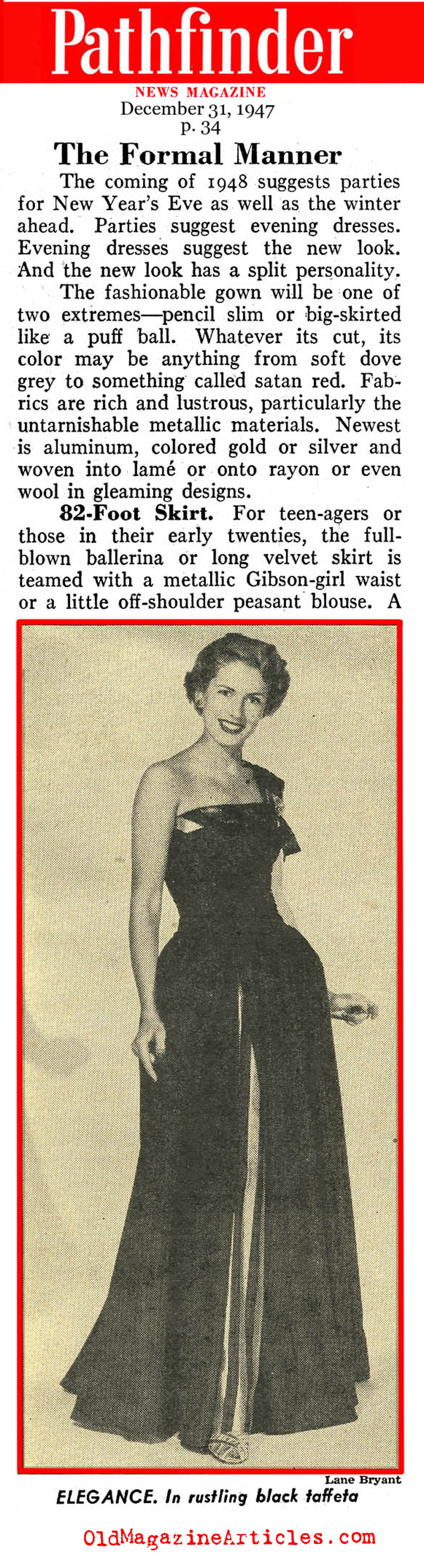 Gowns (The Pathfinder Magazine, 1947)