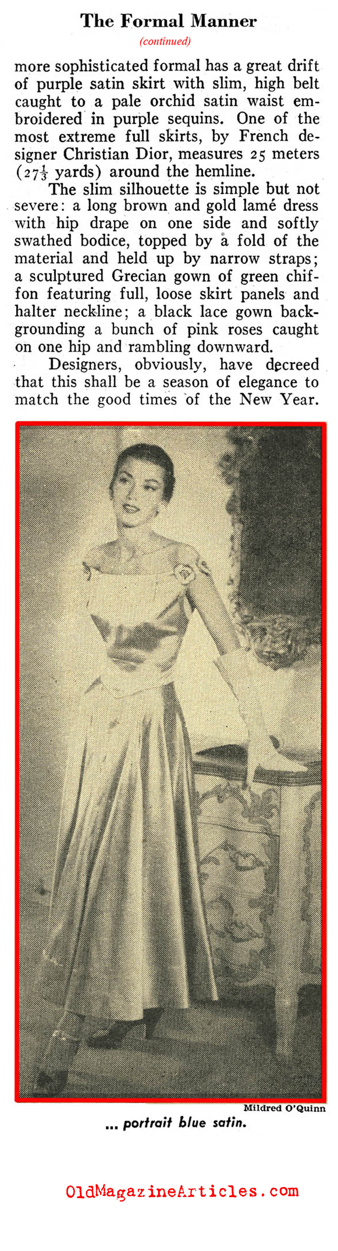 Gowns (The Pathfinder Magazine, 1947)
