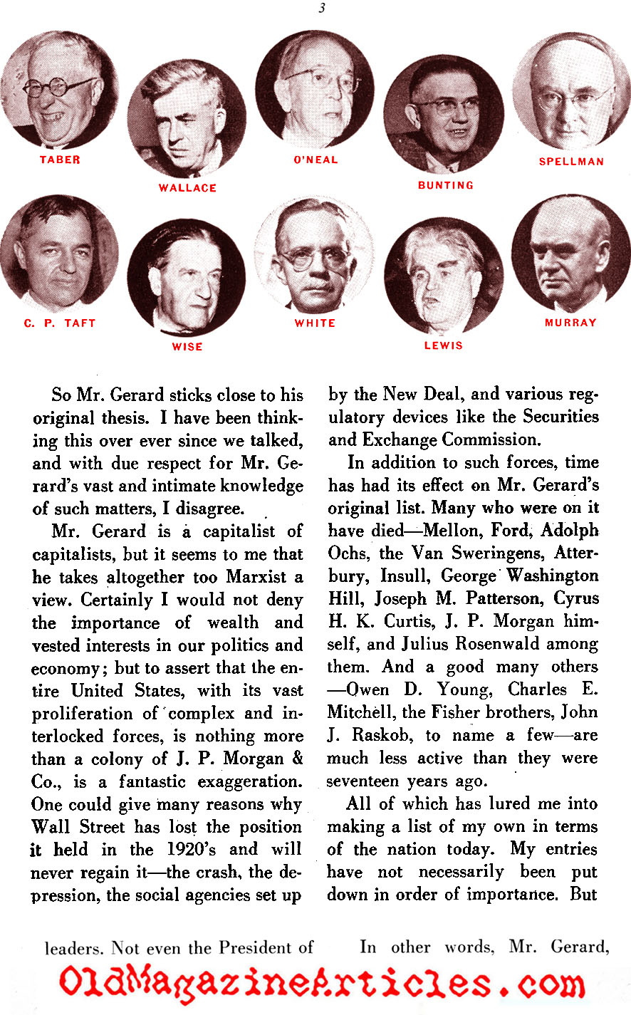 The Most Powerfull Men in Cold War Washington ('47 Magazine)