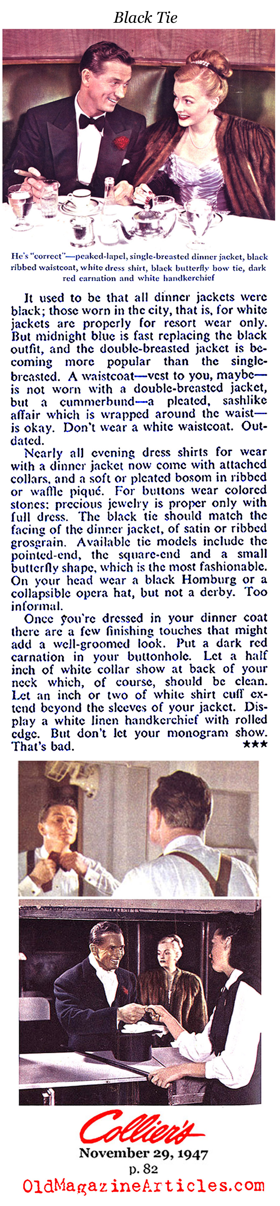 Black Tie, Please (Collier's Magazine, 1947)