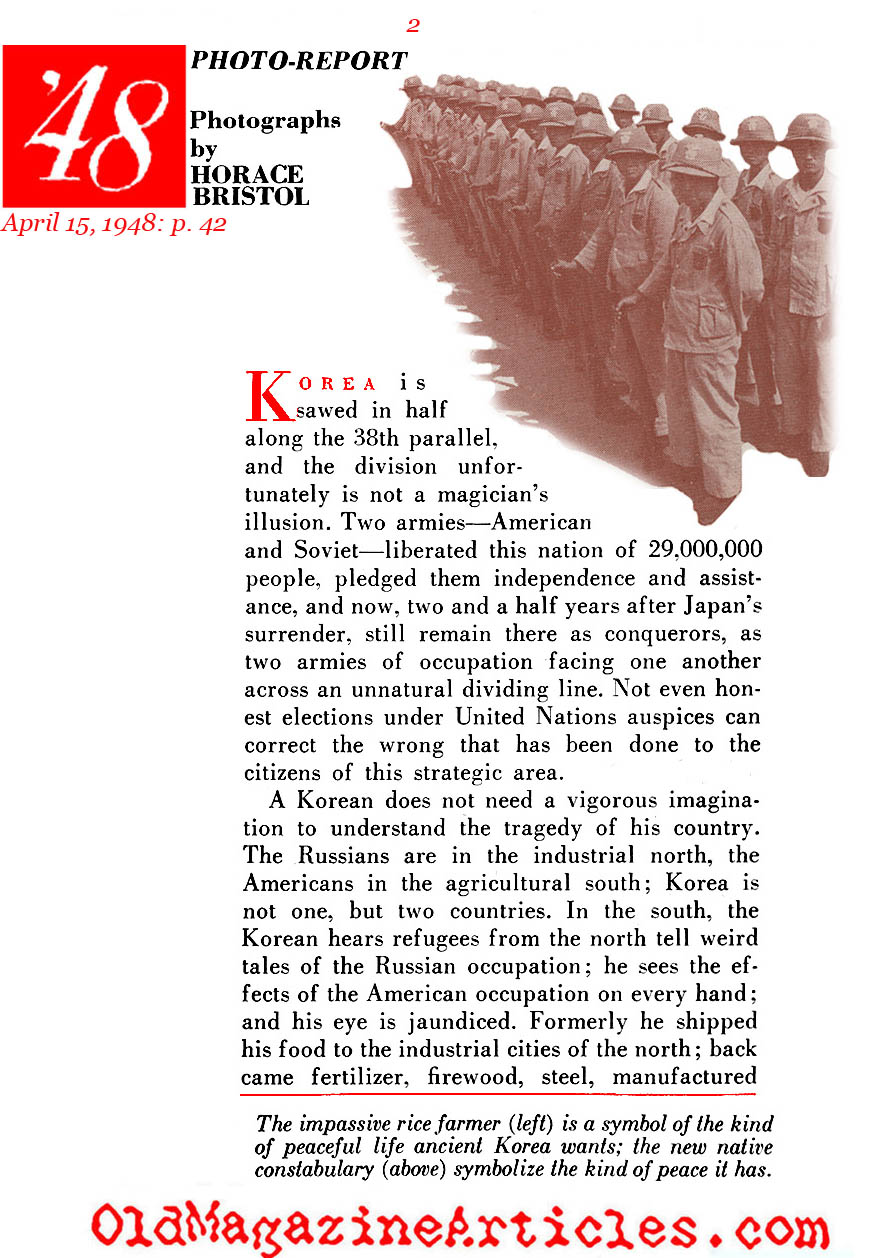 Things Were Not Right in Korea ('48 Magazine, 1948)