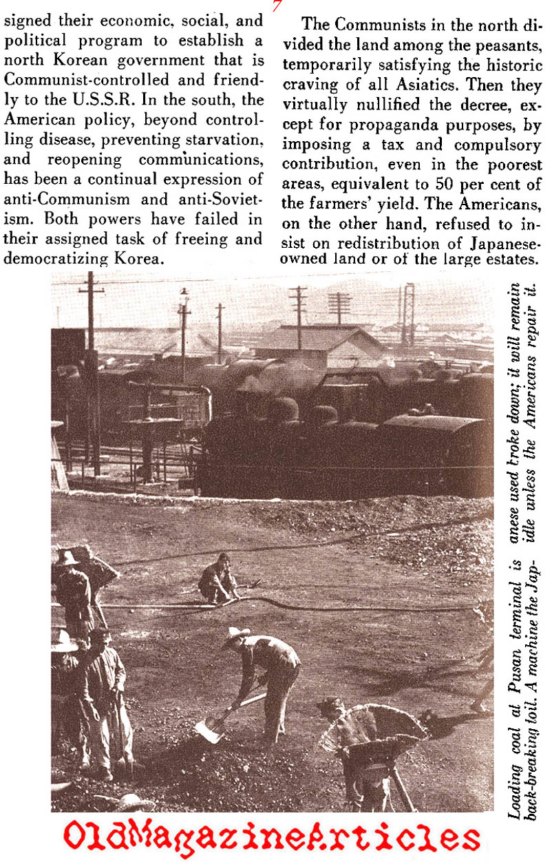 Things Were Not Right in Korea ('48 Magazine, 1948)