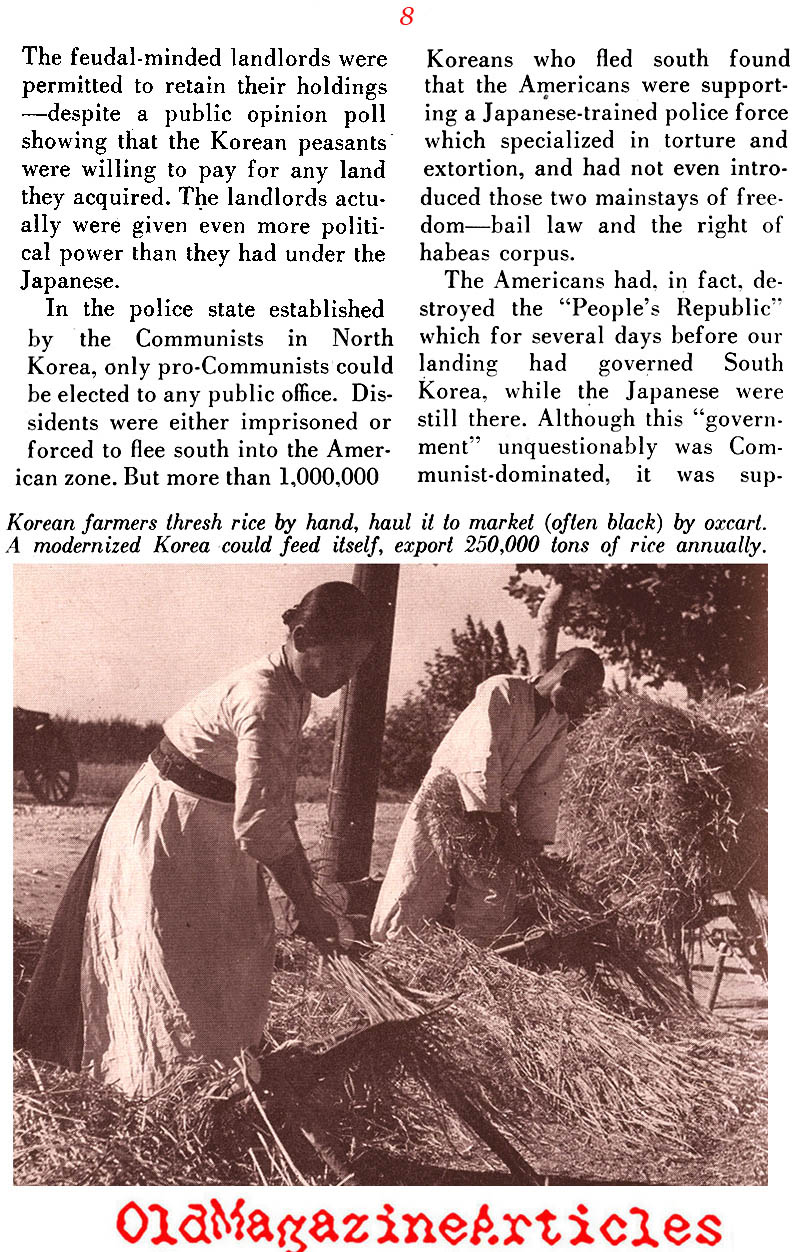 Things Were Not Right in Korea ('48 Magazine, 1948)