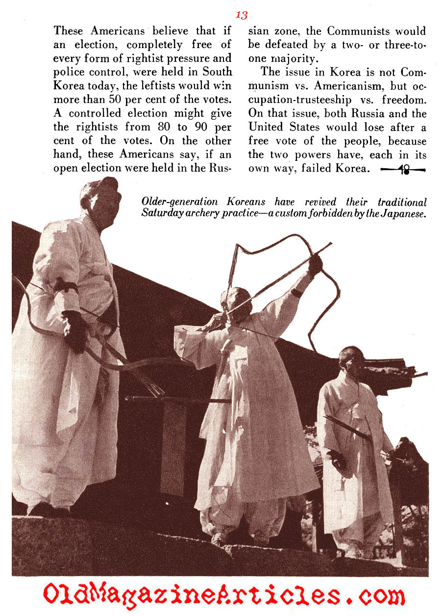 Things Were Not Right in Korea ('48 Magazine, 1948)