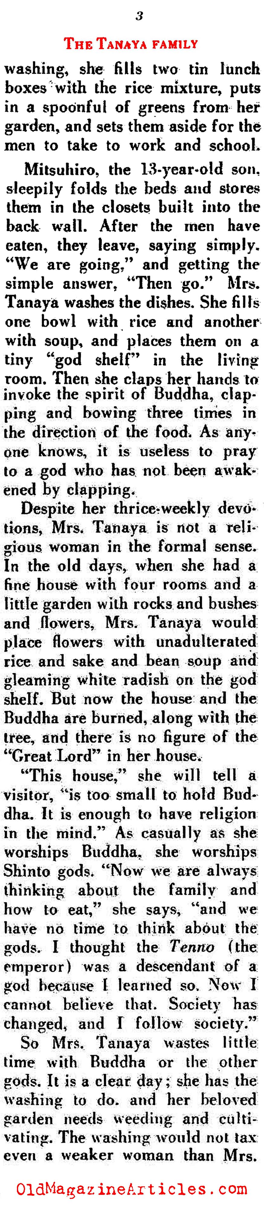 Tokyo Living ('48 Magazine, 1948)