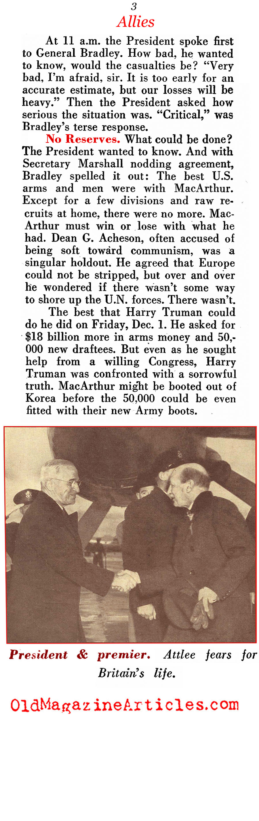 The Critical Situation in Korea  (Pathfinder Magazine, 1950)