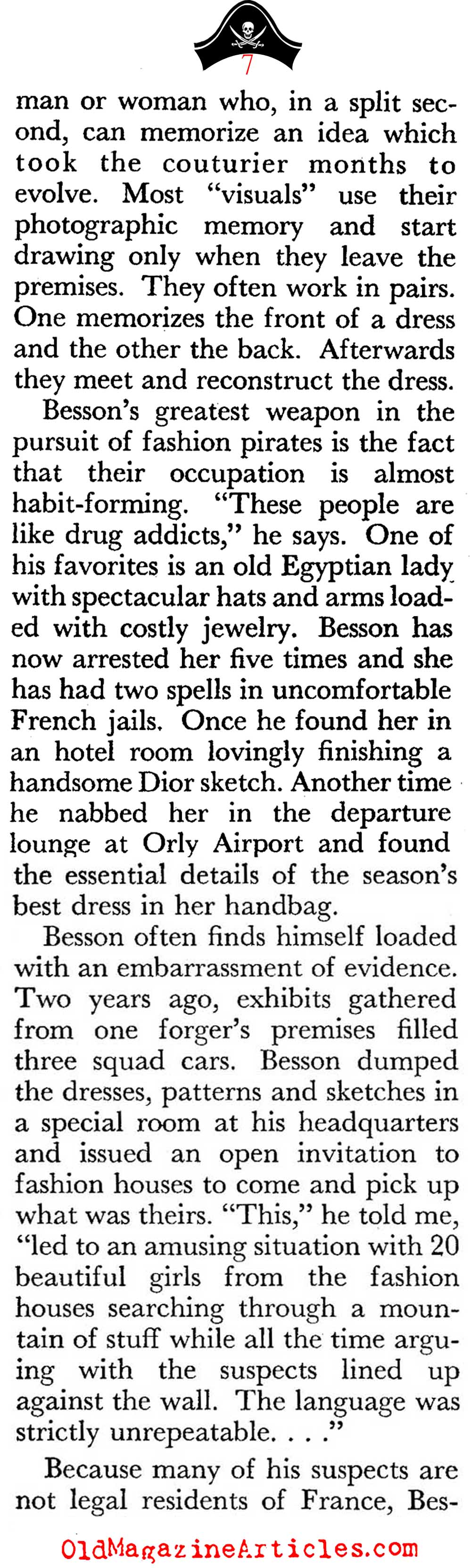 Fashion Piracy (Coronet Magazine, 1960)