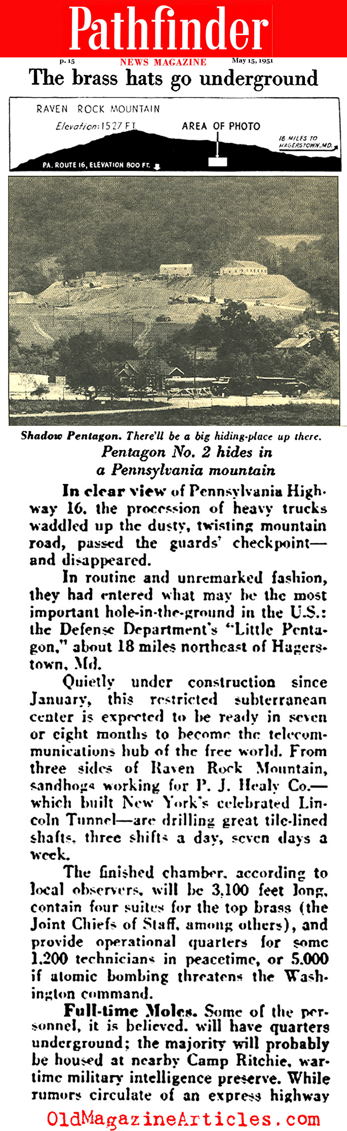 The Pentagon Prepared for W.W. III (Pathfinder Magazine, 1951)