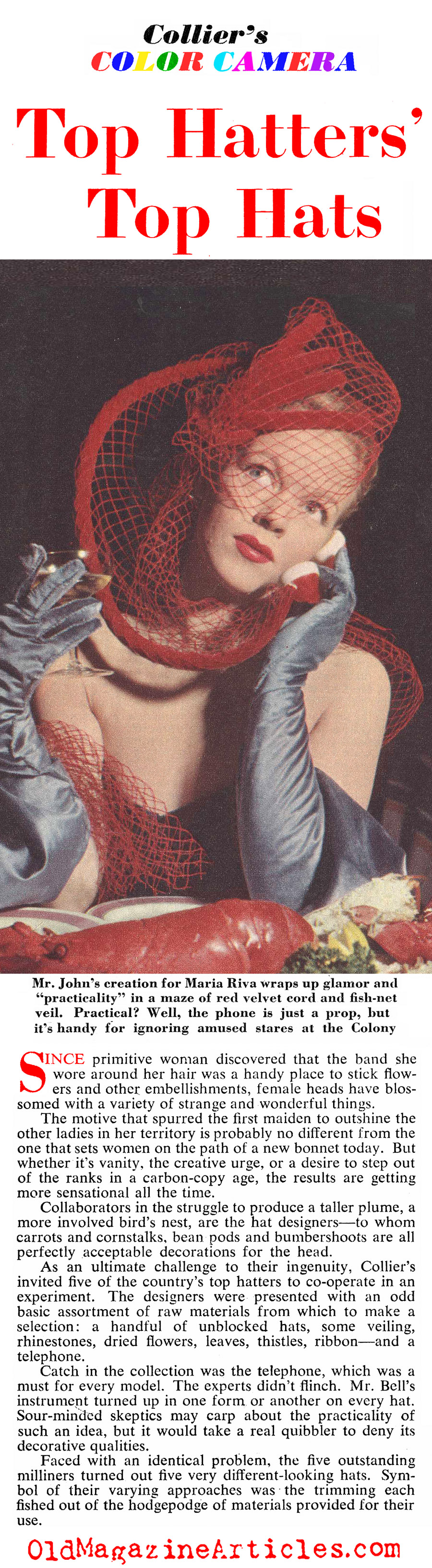 The Milliner's Collaboration (Collier's Magazine, 1951) 