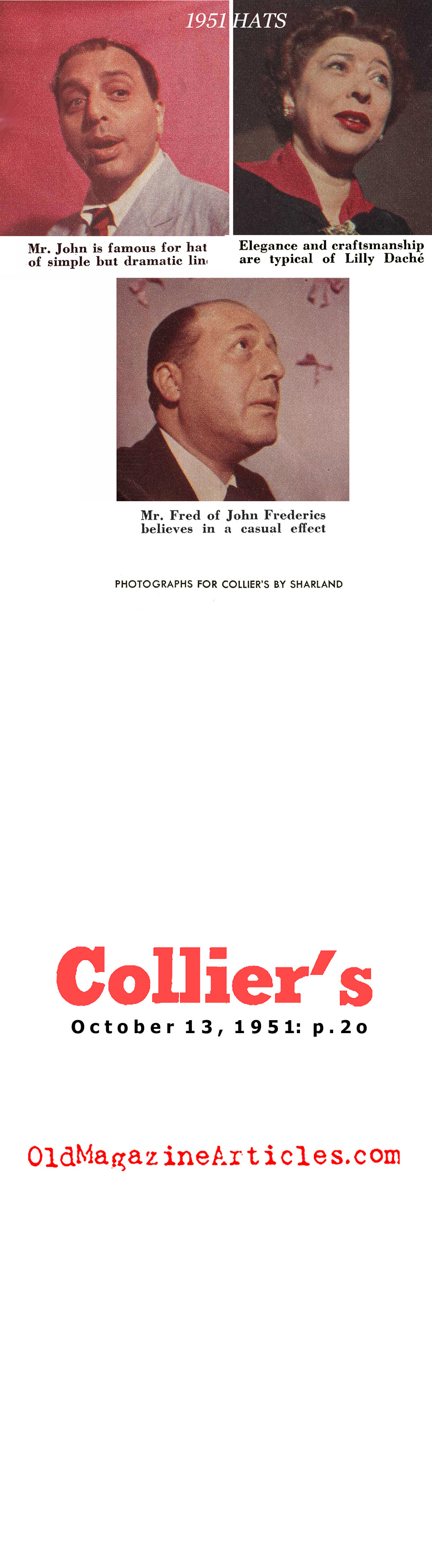 The Milliner's Collaboration (Collier's Magazine, 1951) 