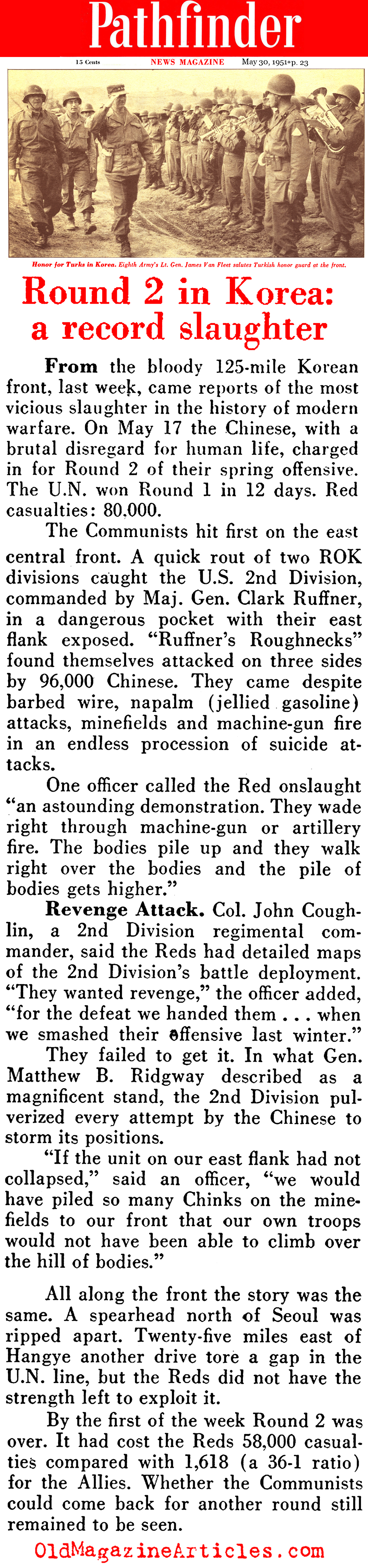 U.N. Forces Turn Back Spring Offensive (Pathfinder Magazine, 1951)