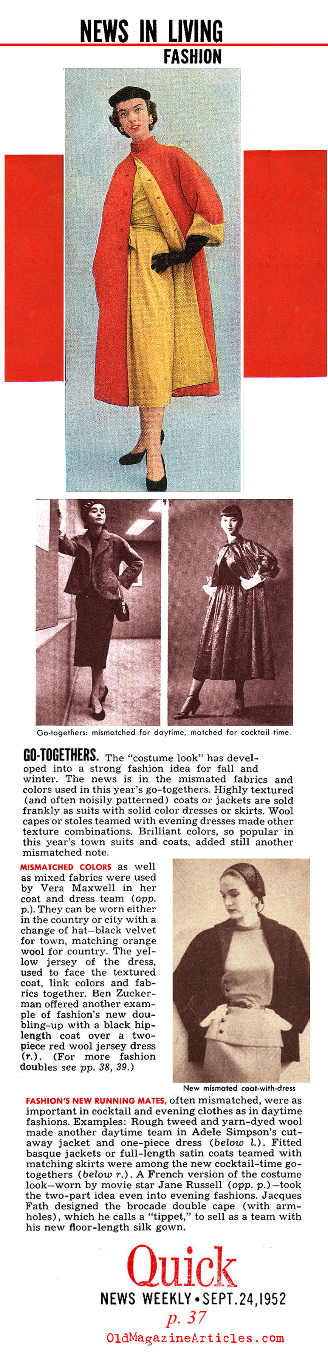 The Look for Autumn (Quick Magazine, 1952)