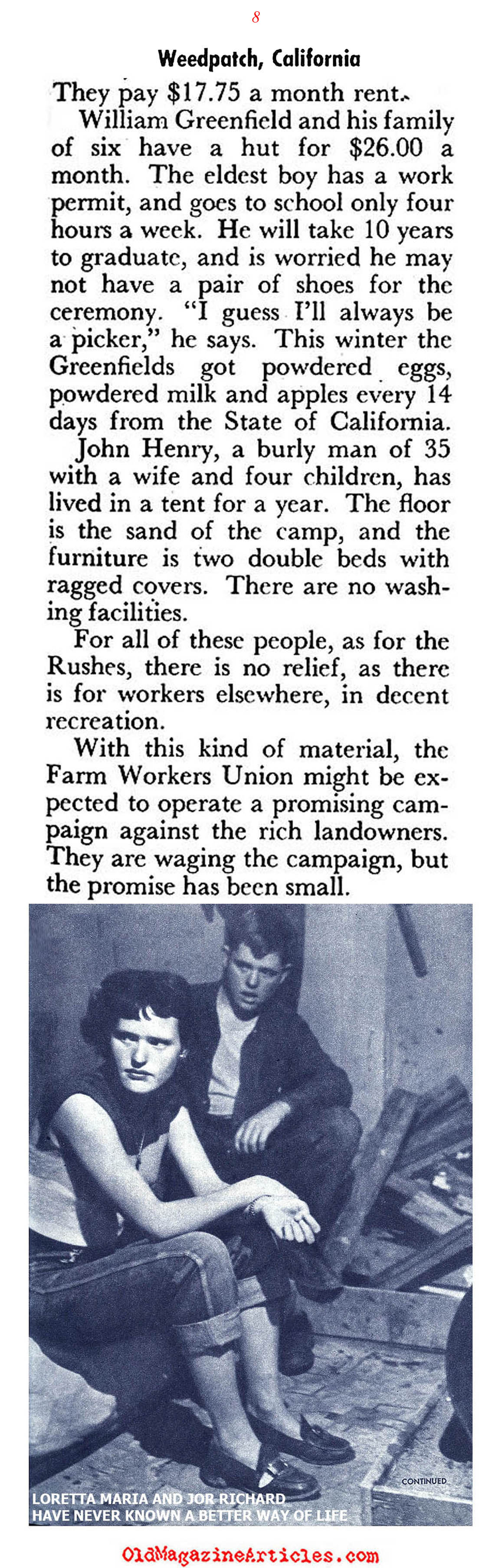 California Farm Labor (Pageant Magazine, 1952)