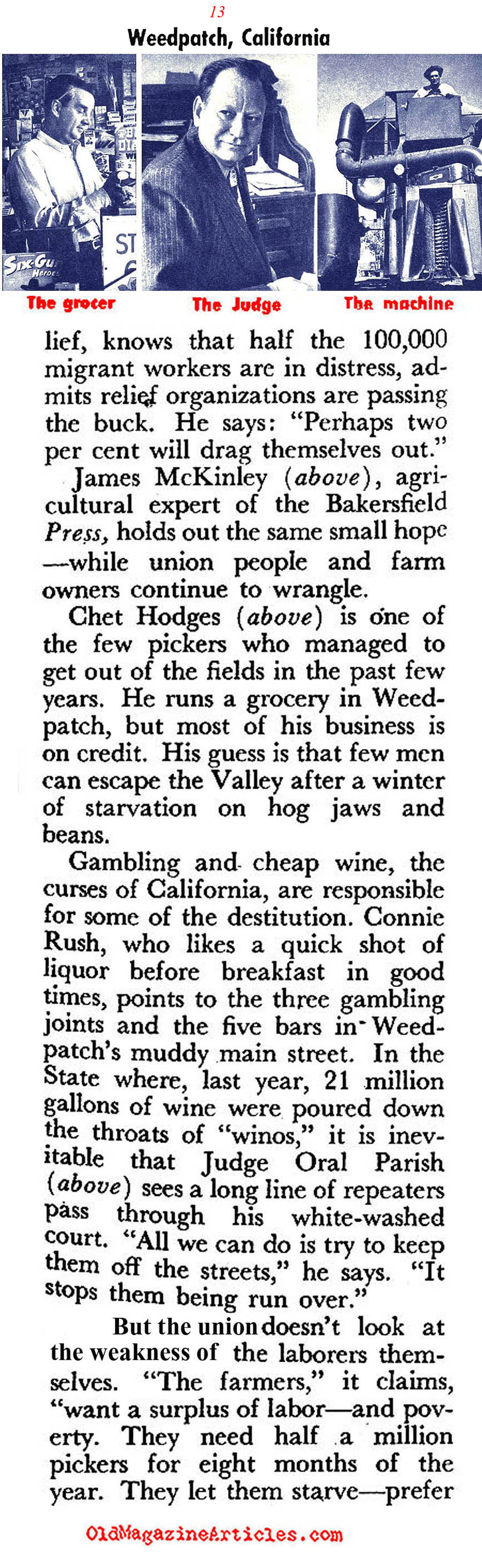 California Farm Labor (Pageant Magazine, 1952)