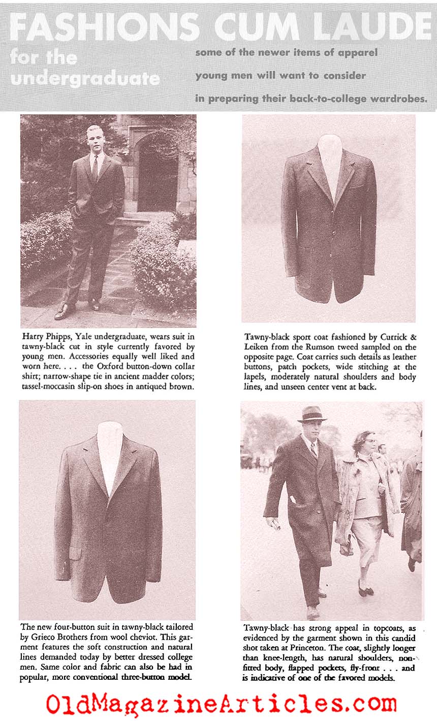 Ivy League College Fashions (Gentry Magazine, 1953)  Gentry Magazine, 1953 