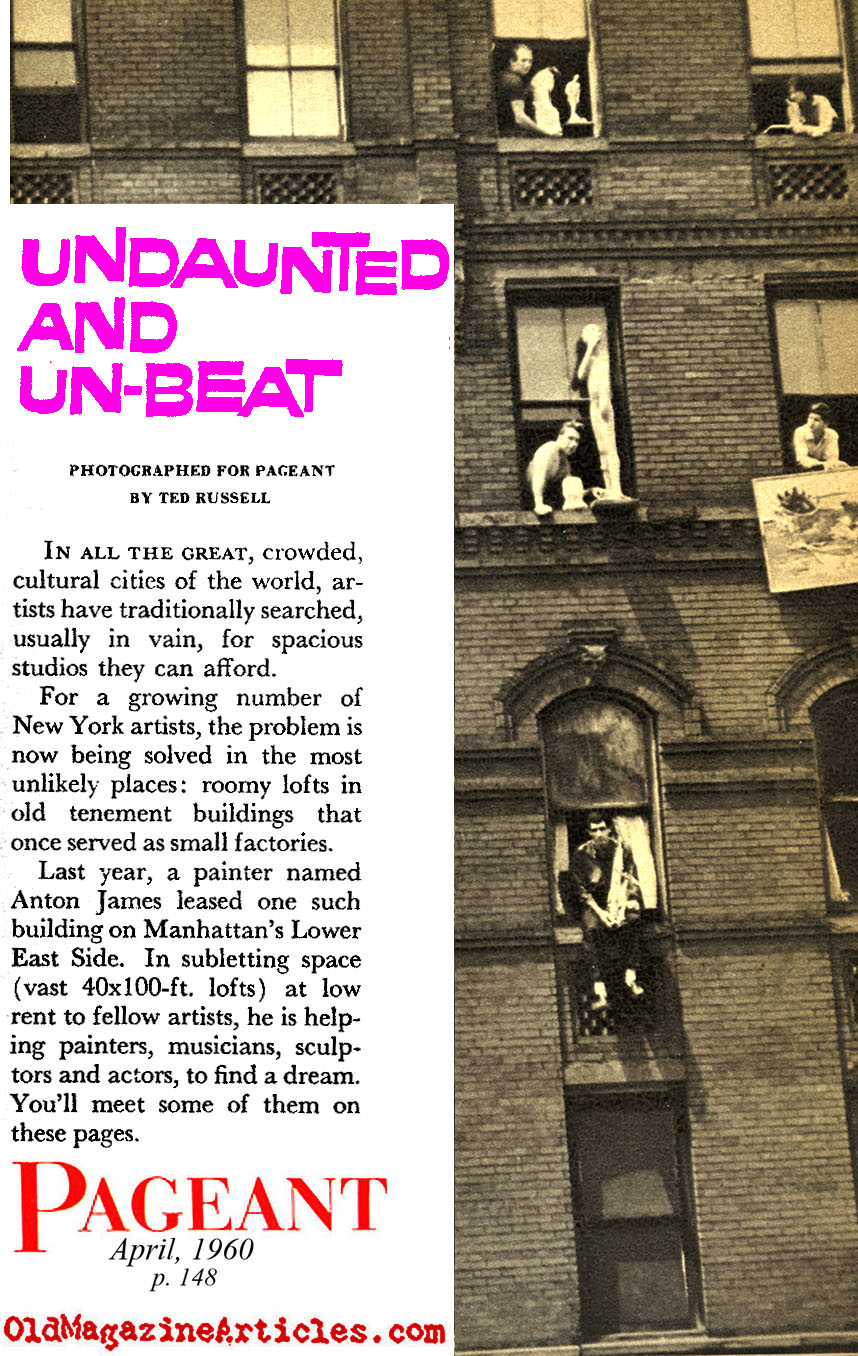 N.Y. Artists  Discover Loft-Living (Pageant Magazine, 1960)