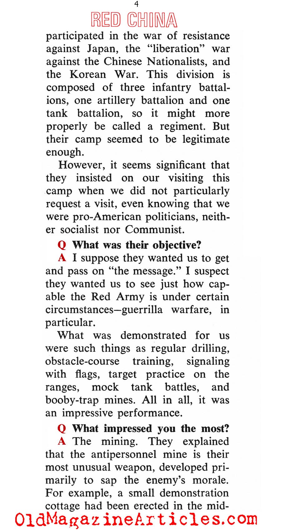 How Dangerous is Red China (Coronet Magazine, 1967)
