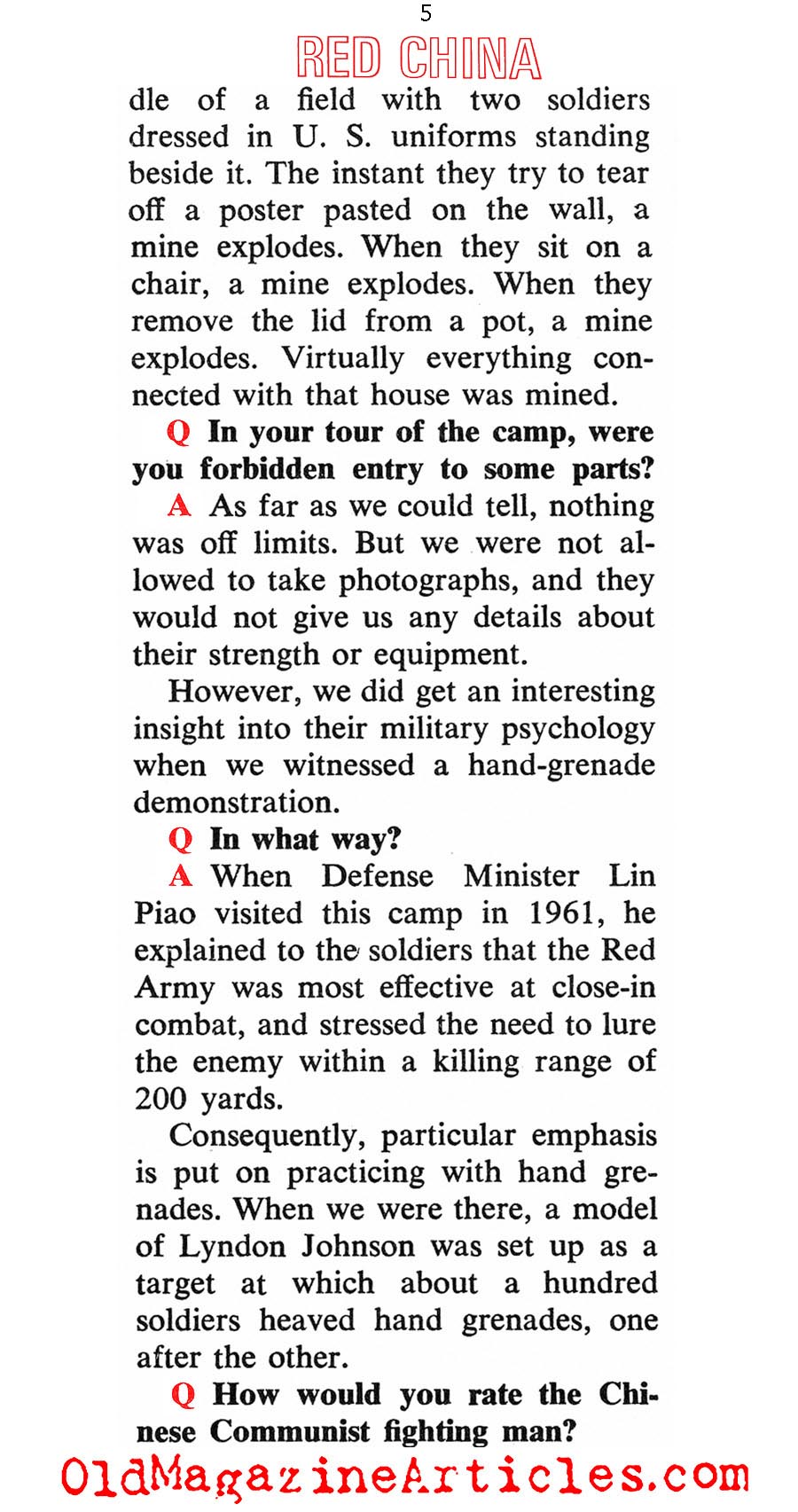 How Dangerous is Red China (Coronet Magazine, 1967)