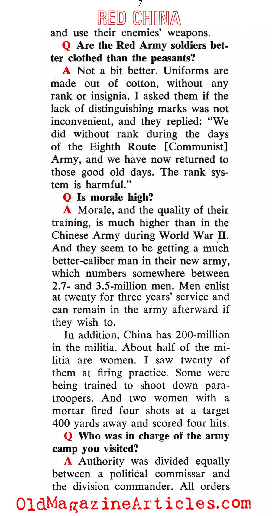 How Dangerous is Red China (Coronet Magazine, 1967)