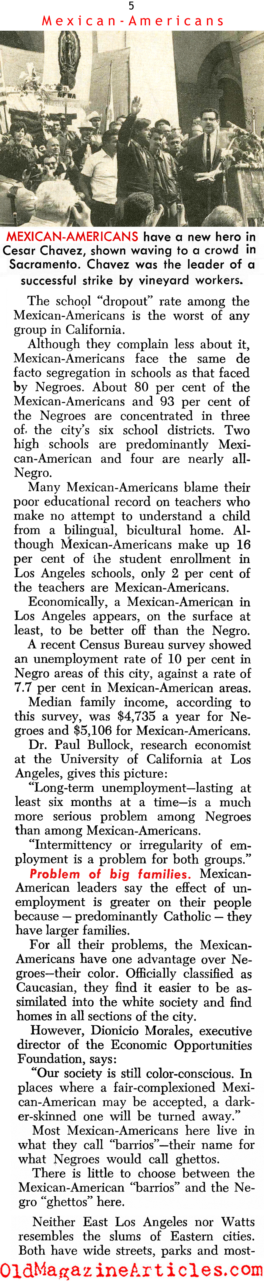 The Chicano Struggle (United States News, 1966)