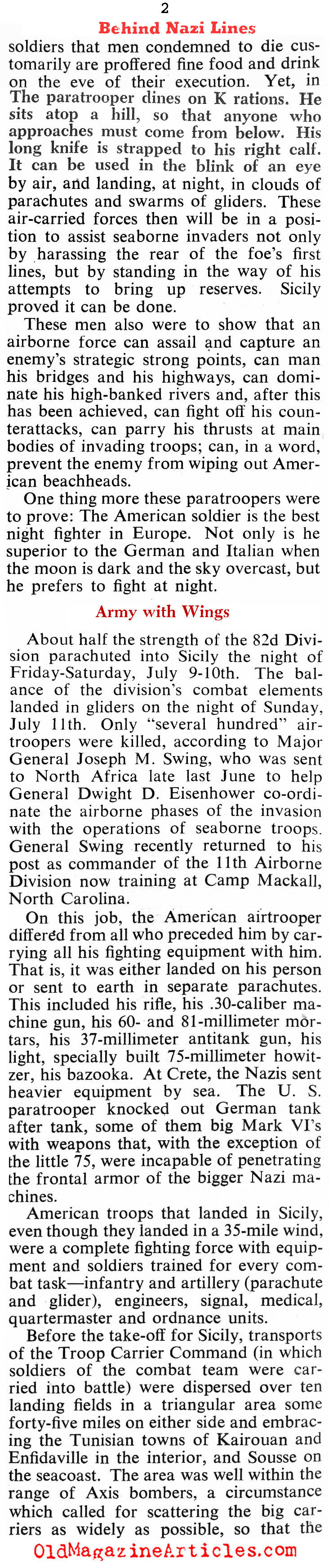 The 82nd Airborne in Sicily (Collier's Magazine, 1943)