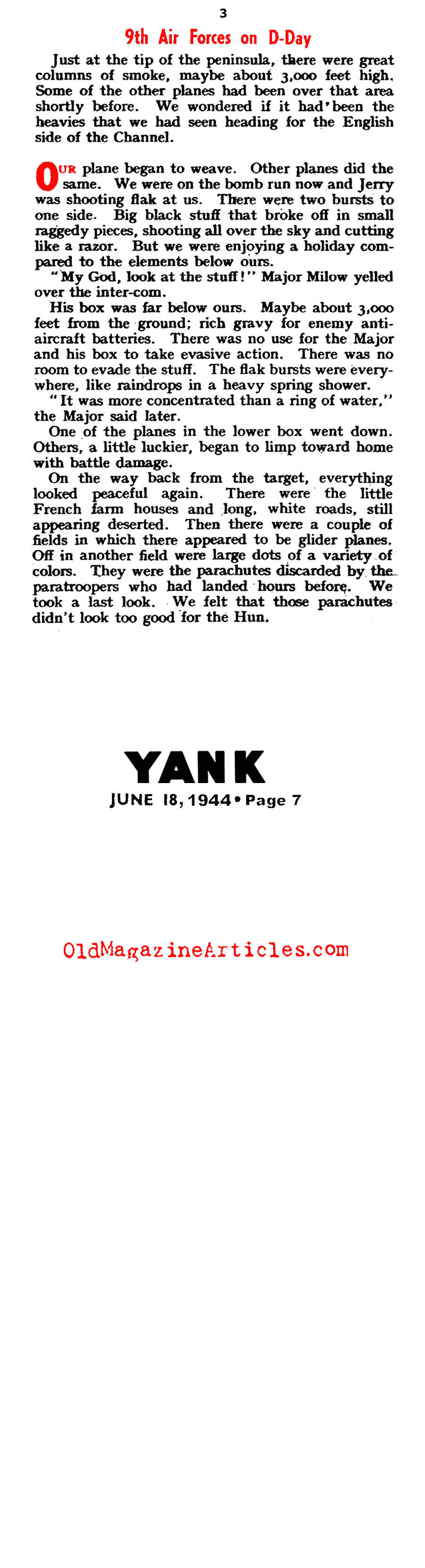 The 9th Air Force on D-Day (Yank Magazine, 1944)