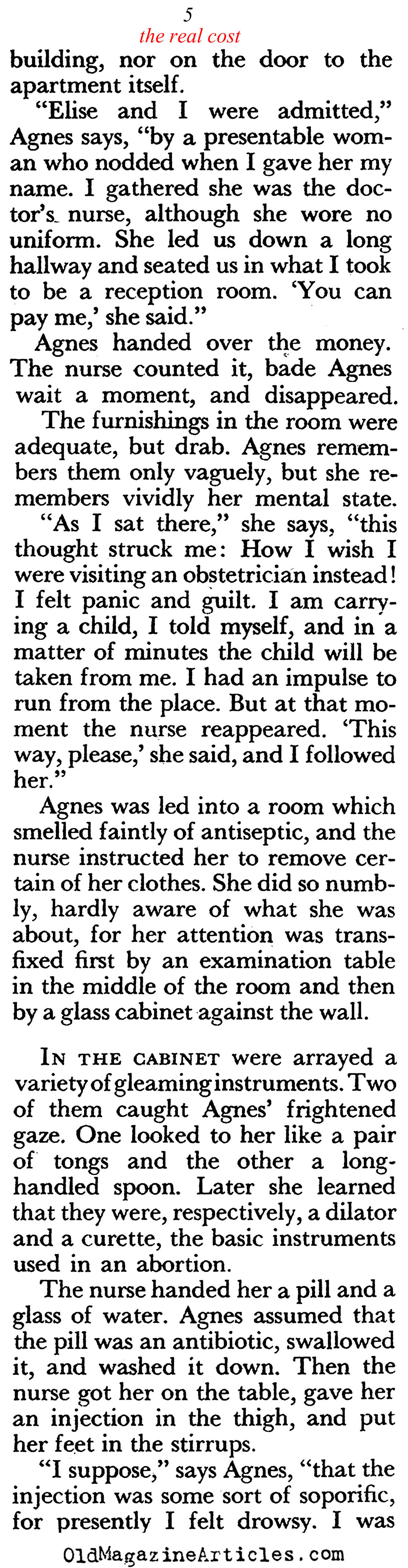 Deepest Regrets (Pageant Magazine, 1958)