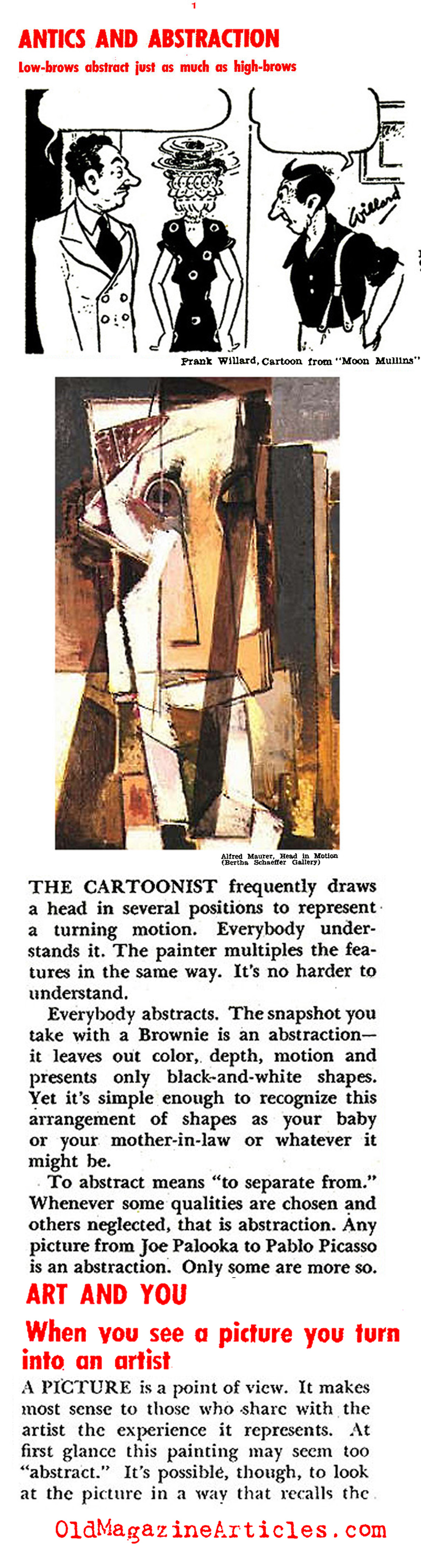 Explaining Abstract Art (Pageant Magazine, 1950)