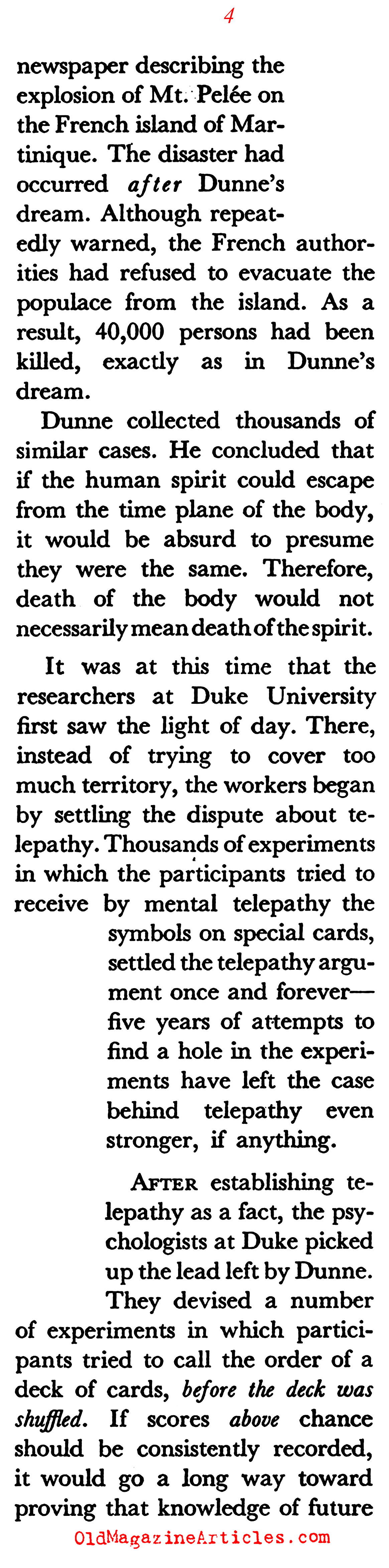 Comprehending the Afterlife (Coronet Magazine, 1941)