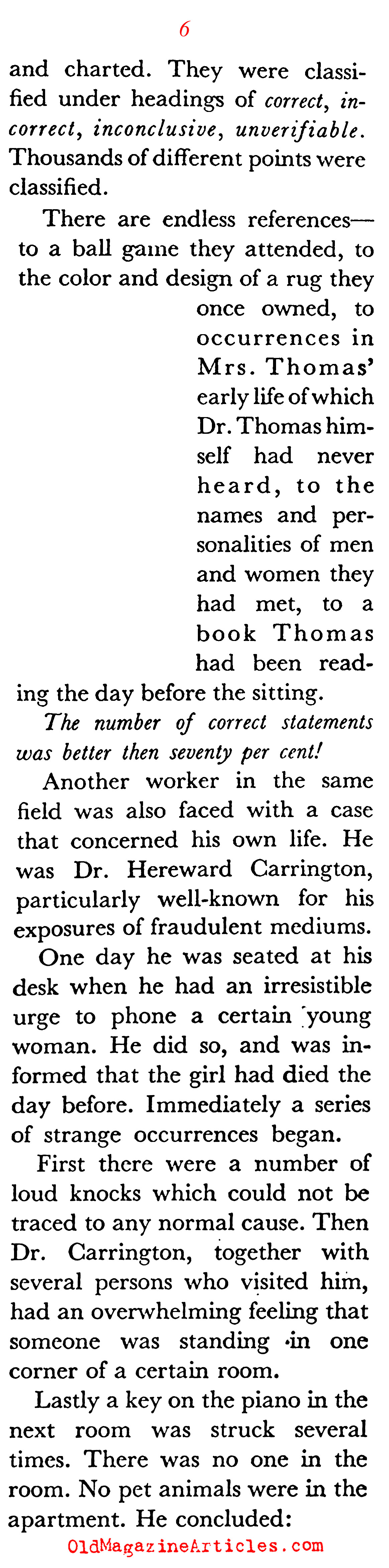 Comprehending the Afterlife (Coronet Magazine, 1941)