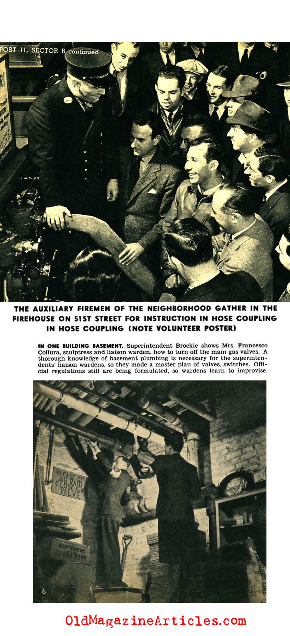 Air-Raid Wardens on the Home Front (ClicK Magazine, 1942)