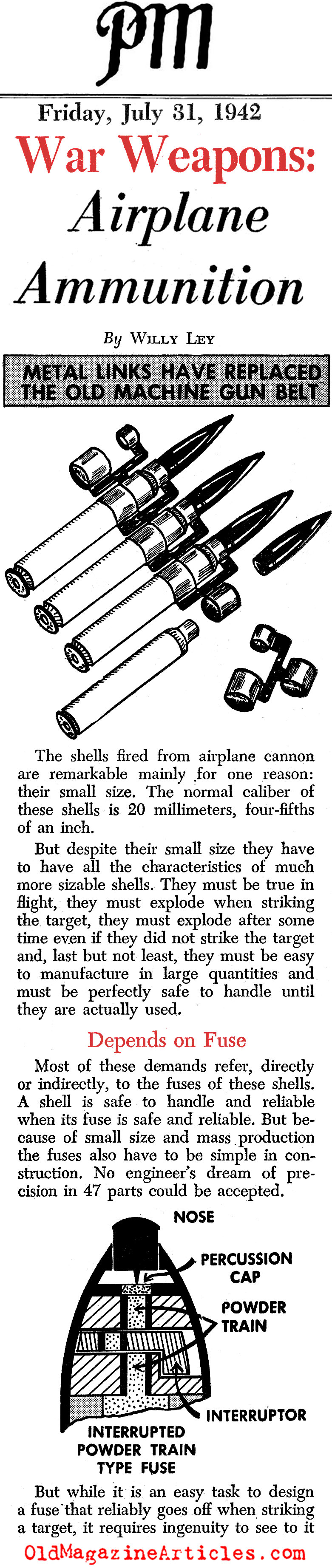 Air Corps Ordinance (PM Tabloid, 1942)