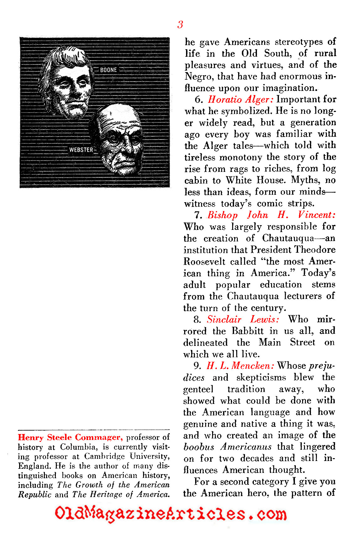 They Molded the American Mind ('48 Magazine, 1948)