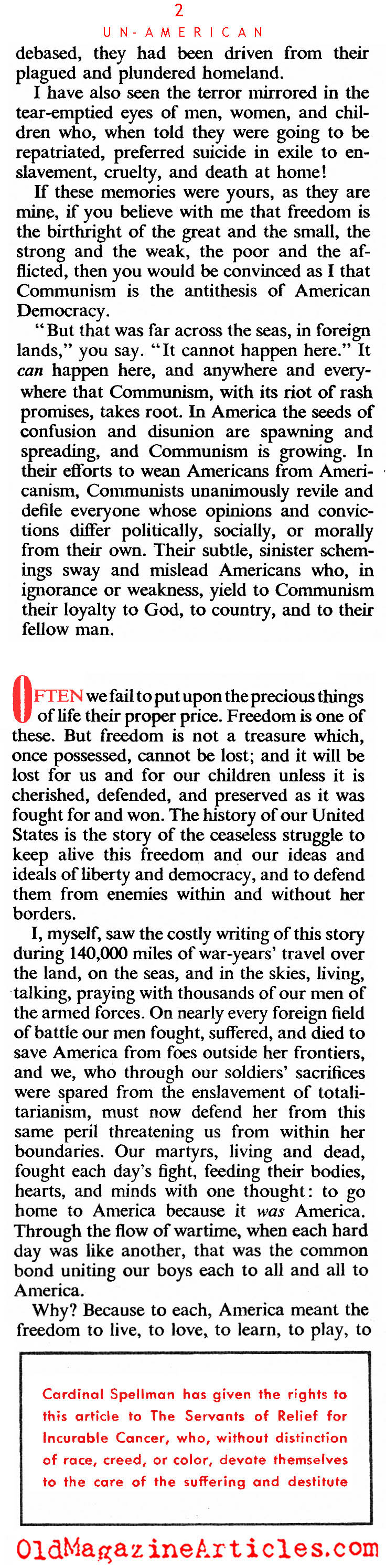 Un-Americanism  (The American Magazine, 1946)