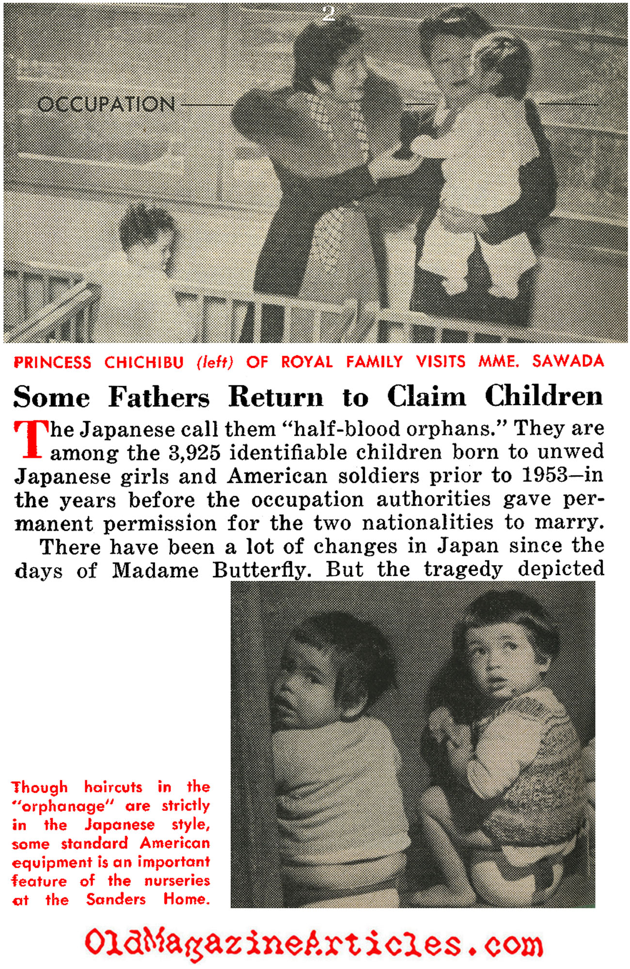 The War-Babies of Occupied Japan (People Today Magazine, 1954)