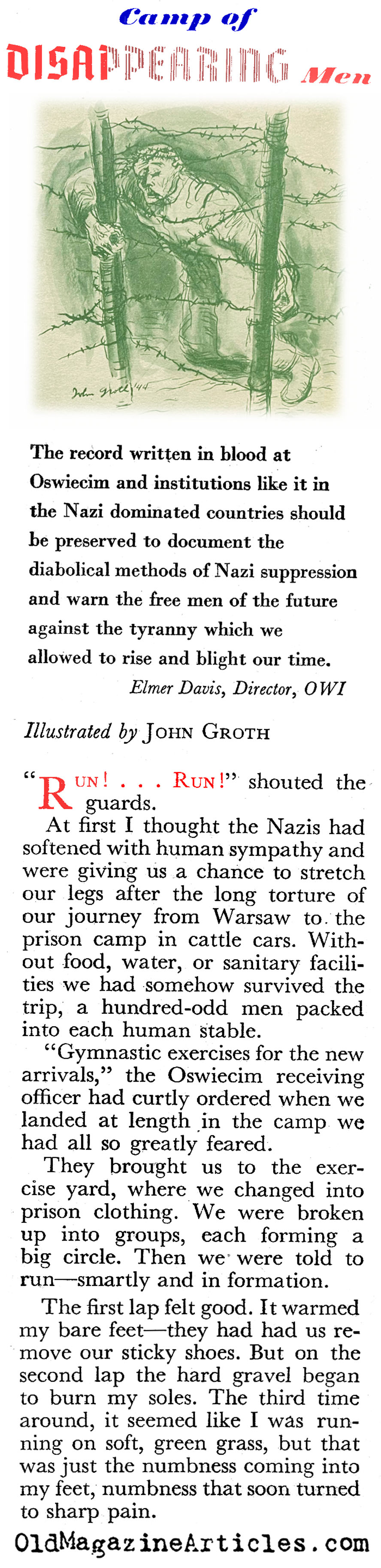 Auschwitz (Coronet Magazine, 1945)