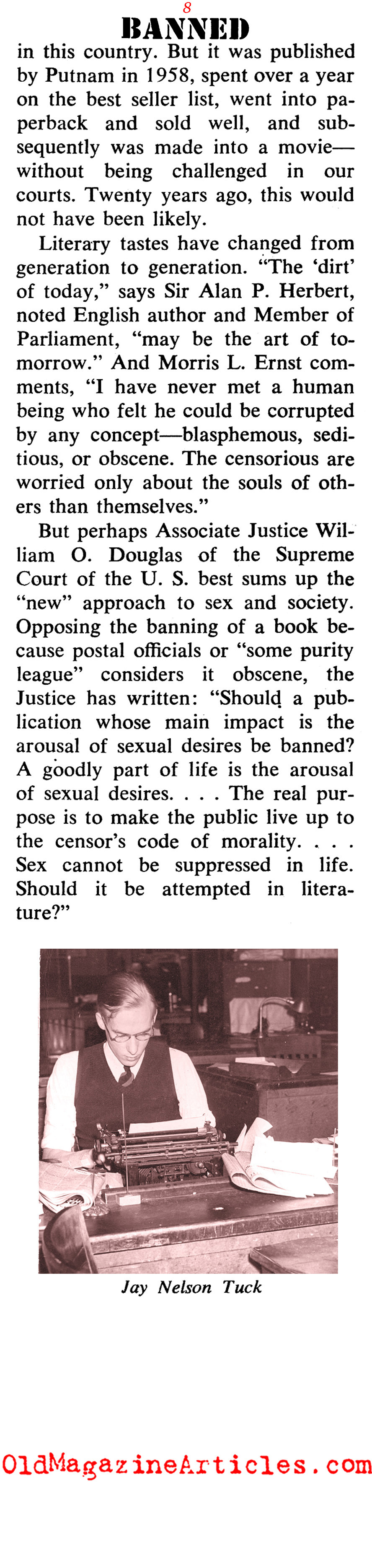 Banned Book$ (Coronet Magazine, 1964)