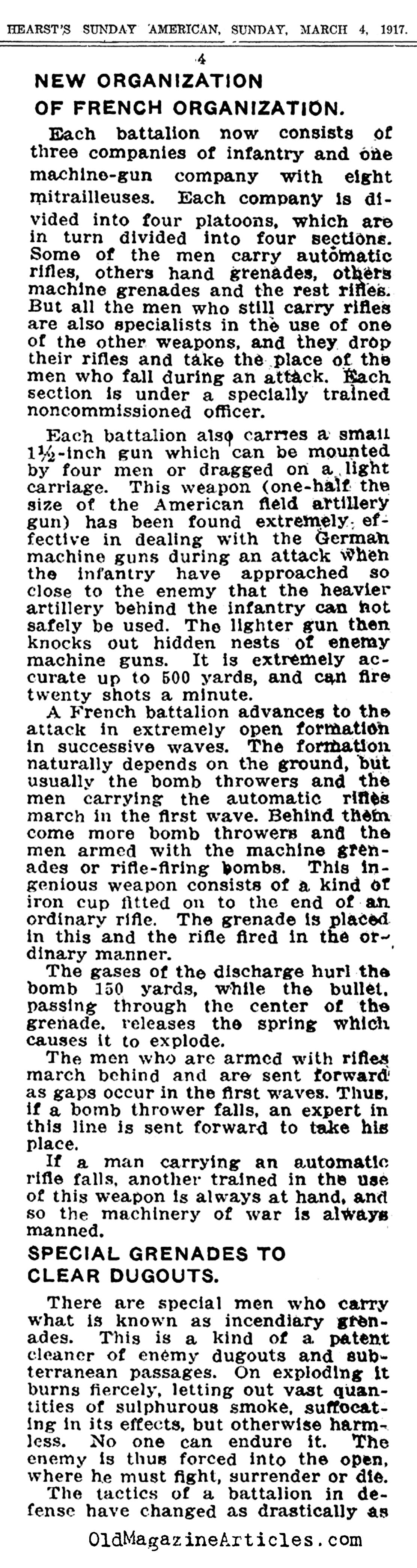 A War Like No Other  (Hearst's Sunday  American, 1917)