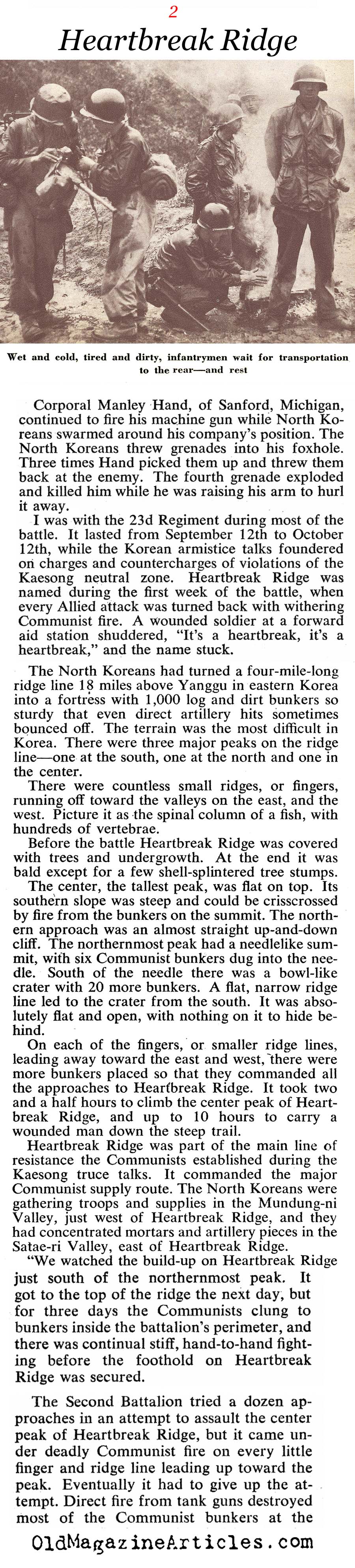 The Battle of Heartbreak Ridge (Collier's Magazine, 1951)