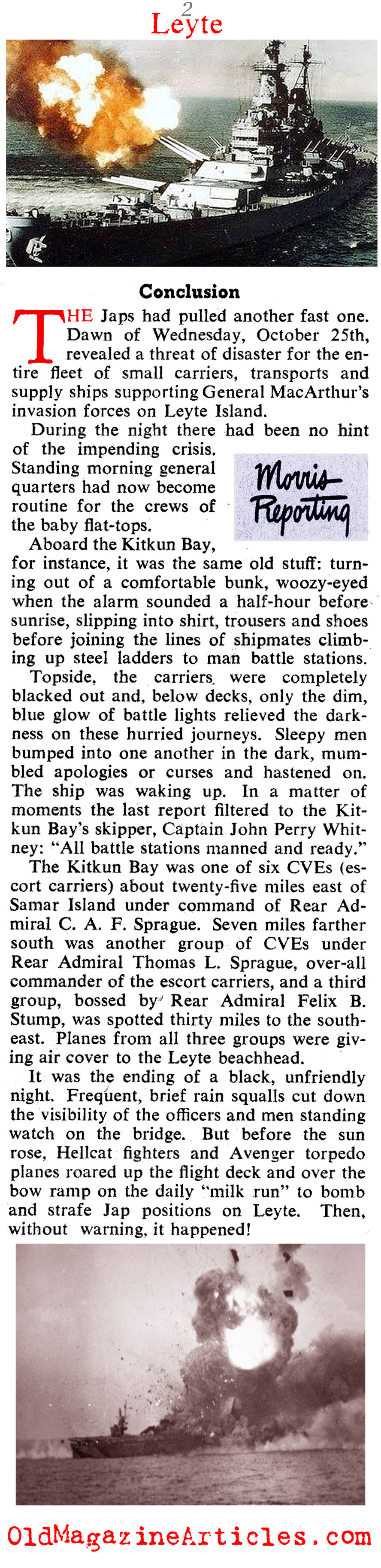 The Greatest Sea Battle (Collier's Magazine, 1945)