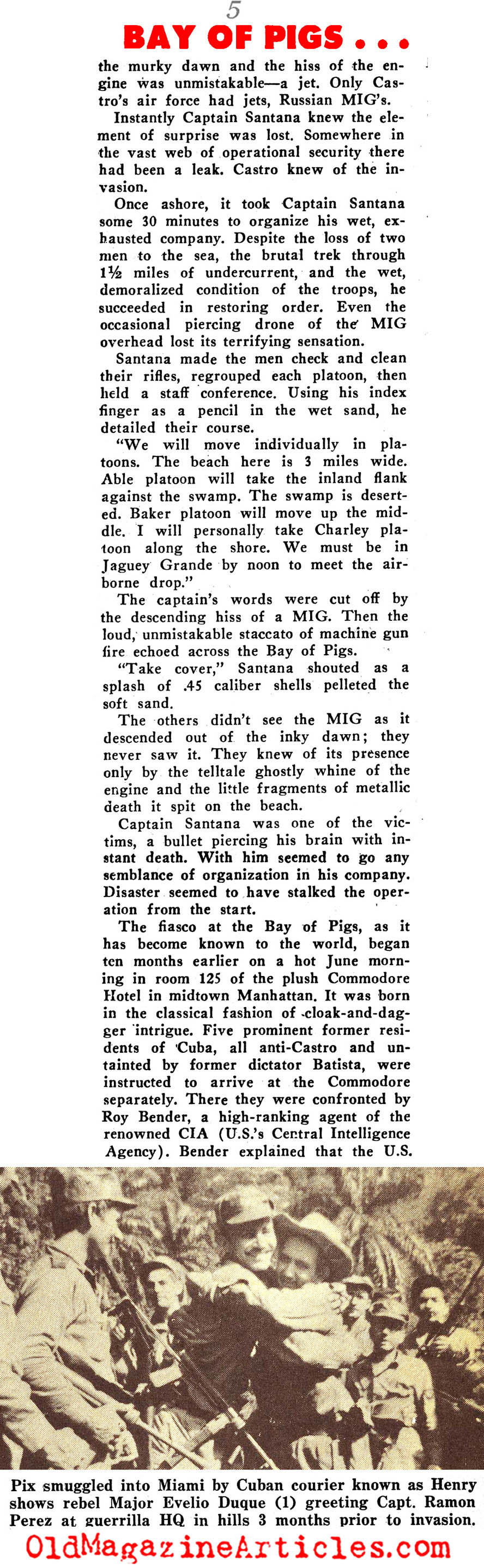 Disaster at the Bay of Pigs (Sir! Magazine, 1962)