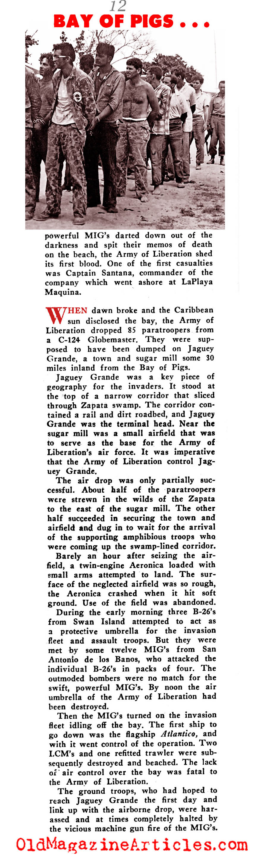 Disaster at the Bay of Pigs (Sir! Magazine, 1962)