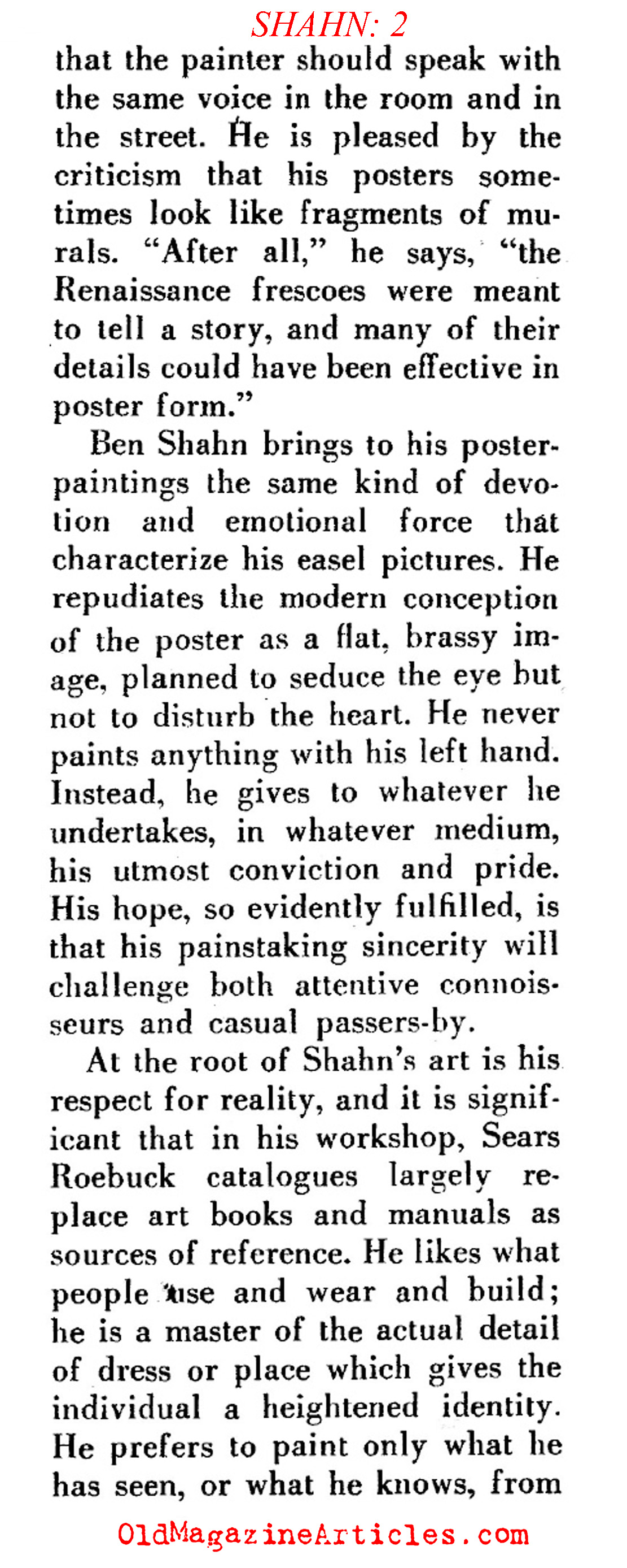 Ben Shahn ('48 Magazine, 1948)