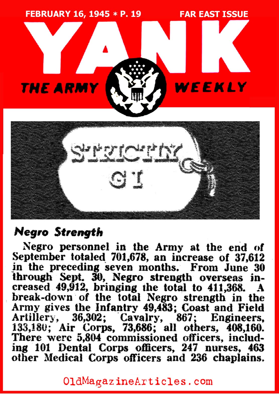 African-Americans in the U.S. Army (Yank Magazine, 1945)